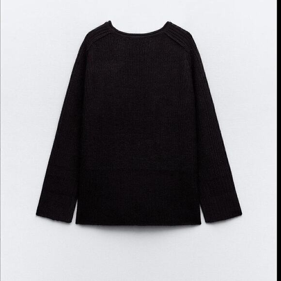 ZARA RIBBED KNIT SWEATER - SIZE XS - BRAND NEW WITH TAG - Picture 4 of 6